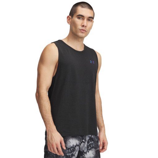 UNDER ARMOUR Męska koszulka treningowa Under Armour Vanish Elite Seamless Tank  czarna Czarny