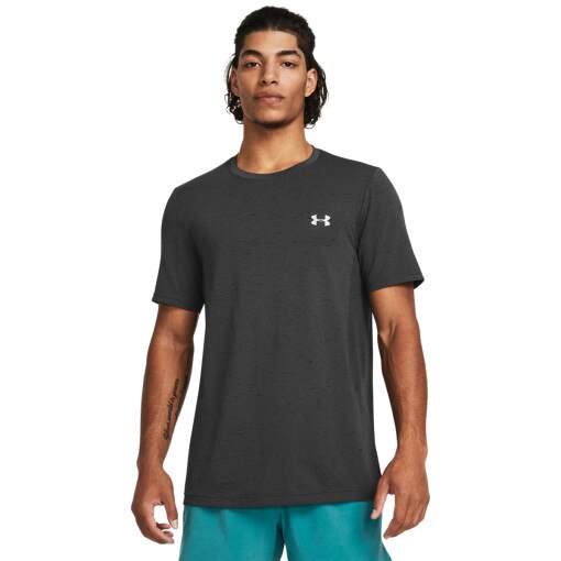 UNDER ARMOUR Męska koszulka treningowa Under Armour UA Vanish Seamless SS  szara Szary