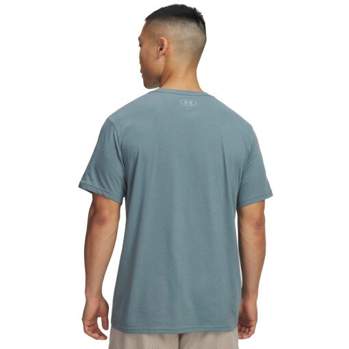 Męski t-shirt z nadrukiem Under Armour UA Gl Foundation Update SS - niebieski