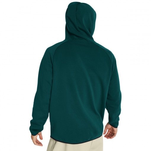 Męska bluza treningowa nierozpinana z kapturem Under Armour UA Unstoppable Flc HD - zielona