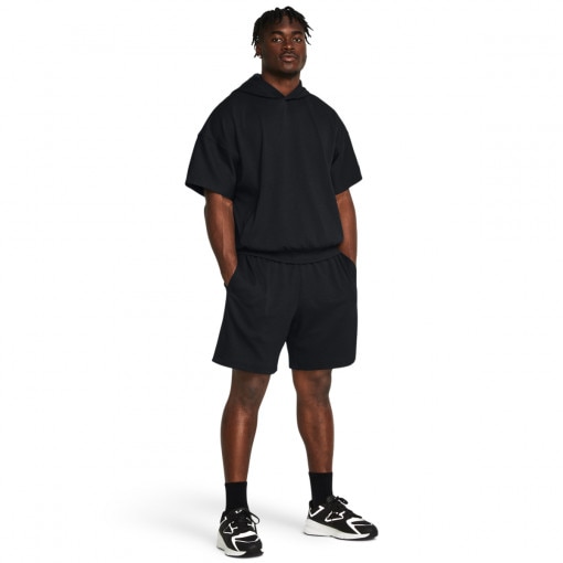 Obrazek dla: UNDER ARMOUR Męskie spodenki treningowe Under Armour UA Journey Rib Shorts  czarne Czarny
