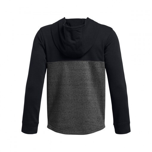 Chłopięca bluza dresowa nierozpinana z kapturem Under Armour UA Boys Rival Terry Hoodie - czarna