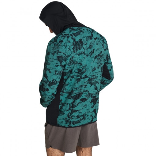 Męska kurtka treningowa Under Armour Project Rock Iso Tide Hybrid Jkt - zielona