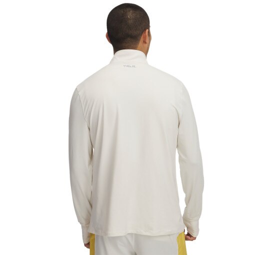 Męski longsleeve do biegania Under Armour UA Trail Run Quarter Zip - beżowy