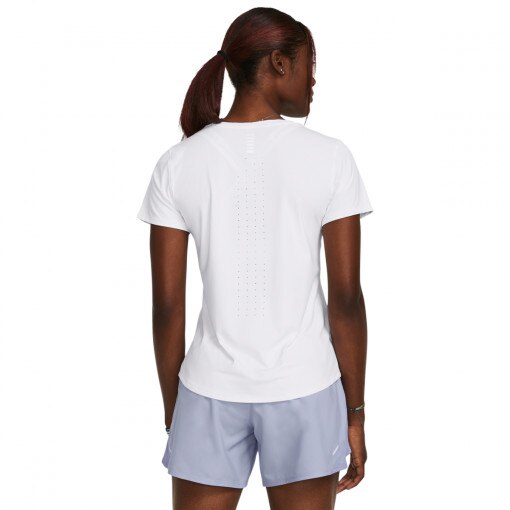Damska koszulka do biegania Under Armour UA Launch Elite Shortsleeve - biała
