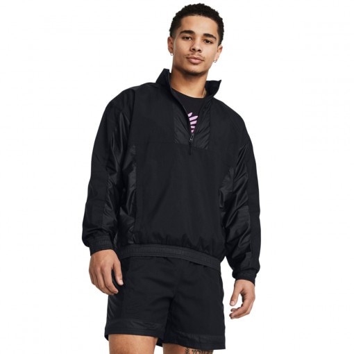 UNDER ARMOUR Męska kurtka treningowa Under Armour Curry Woven Jacket  czarna  Czarny