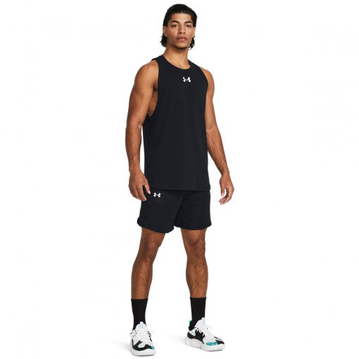 UNDER ARMOUR Męskie spodenki do koszykówki Under Armour UA Zone 7" Short  czarne Czarny