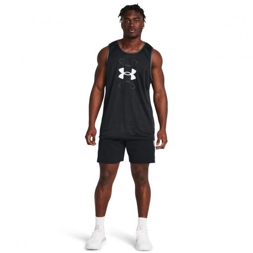 UNDER ARMOUR Męskie spodenki do koszykówki Under Armour UA Zone Woven Short  czarne Czarny