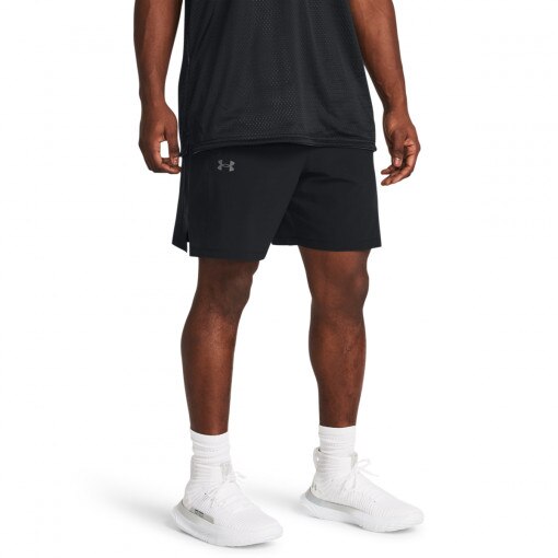 Męskie spodenki do koszykówki Under Armour UA Zone Woven Short - czarne