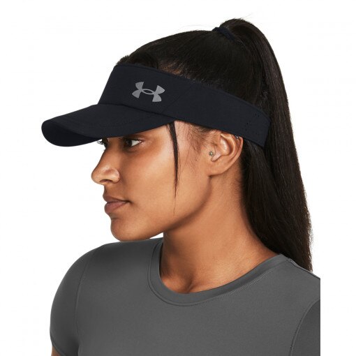 UNDER ARMOUR Damski daszek do biegania Under Armour W Isochill Launch Visor  czarny Czarny