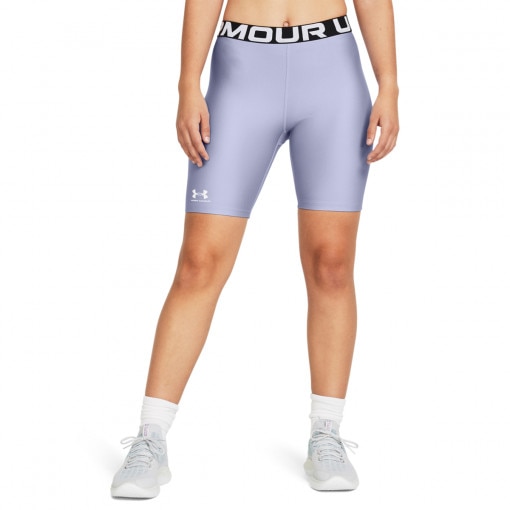 Damskie kolarki treningowe Under Armour UA HG 8in Short - fioletowe