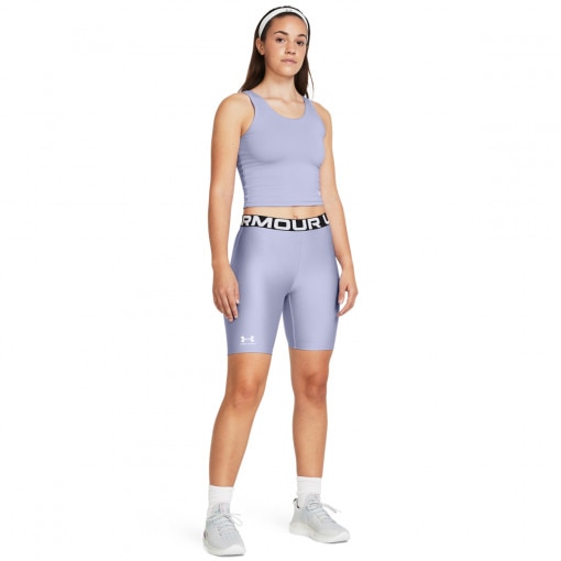 UNDER ARMOUR Damskie kolarki treningowe Under Armour UA HG 8in Short fioletowe Fioletowy