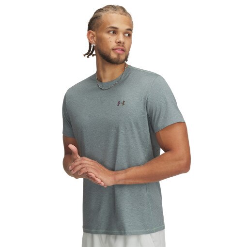 UNDER ARMOUR Męska koszulka treningowa Under Armour Vanish Elite Vent Prtd SS  zielona Zielony