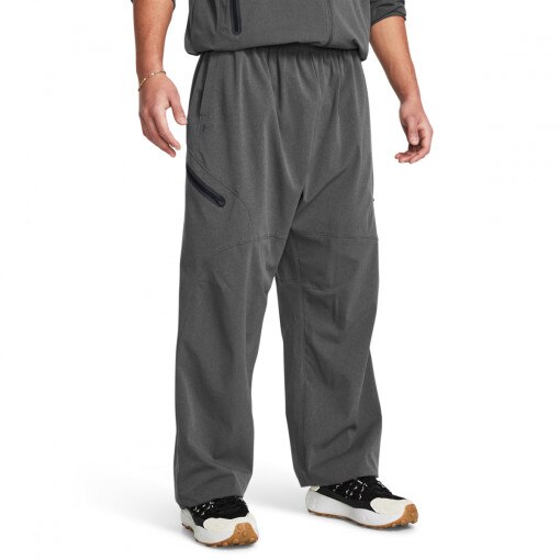 Męskie spodnie treningowe Under Armour UA Unstoppable Airvent Cargo - szare