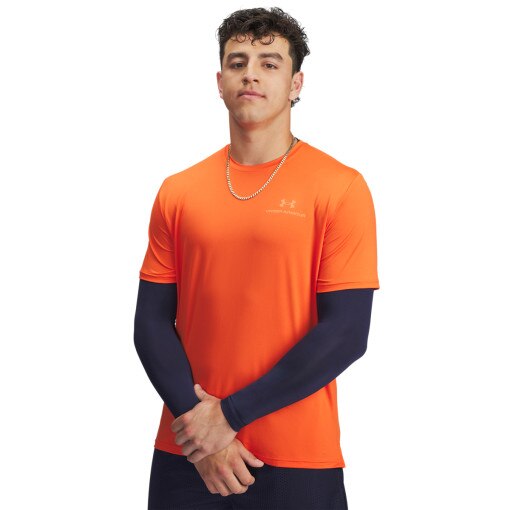 UNDER ARMOUR Męska koszulka treningowa Under Armour Vanish Energy SS  pomarańczowa Pomarańczowy