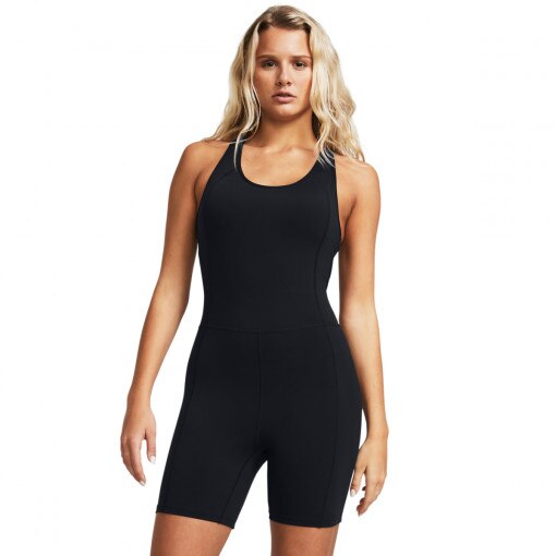 UNDER ARMOUR Damski kombinezon treningowy Under Armour Meridian Shorts Bodysuit czarne Czarne