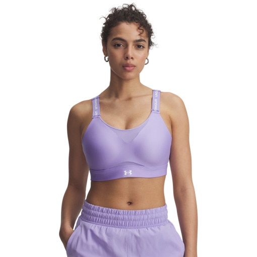 UNDER ARMOUR Biustonosz treningowy Under Armour UA Infinity High 2.0 Bra  fioletowy Fioletowy