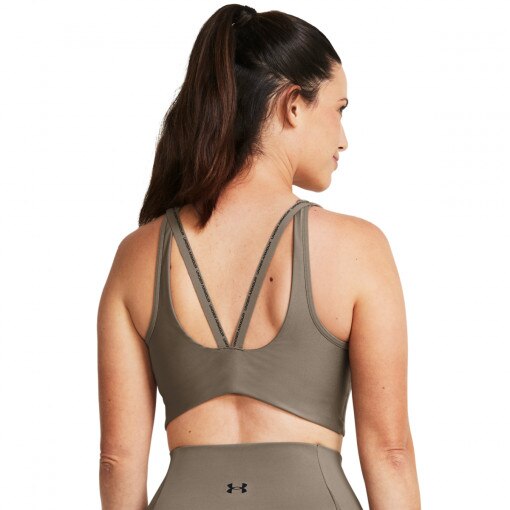 Biustonosz treningowy Under Armour UA Infinity Low 2.0 Strap Bra - brązowy