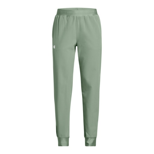 UNDER ARMOUR Dziewczęce spodnie treningowe Under Armour UA Rival Woven Jogger  zielone Zielony
