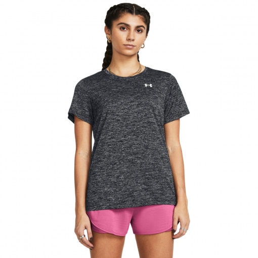 UNDER ARMOUR Damska koszulka treningowa Under Armour Tech SSC Twist szara Szary