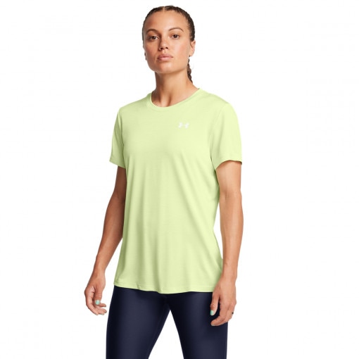 UNDER ARMOUR Damska koszulka treningowa Under Armour Tech SSC Twist zielona Zielony