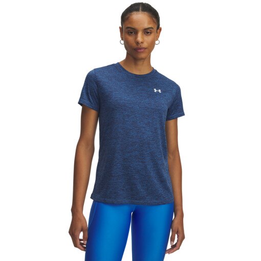 UNDER ARMOUR Damska koszulka treningowa Under Armour Tech Twist  niebieska Niebieski