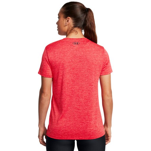Damska koszulka treningowa Under Armour Tech SSC- Twist - czerwona