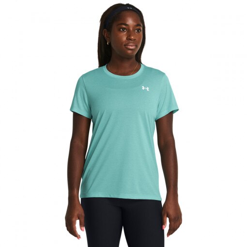 UNDER ARMOUR Damska koszulka treningowa Under Armour Tech Bubble SSC niebieska Niebieski