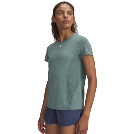 UNDER ARMOUR Damska koszulka treningowa Under Armour Vanish Seamless Loose Ss zielona Zielony