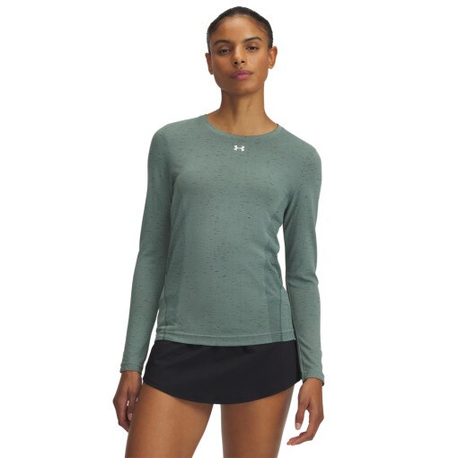 UNDER ARMOUR Damski longsleeve treningowy Under Armour Vanish Seamless Loose Ls  zielony Zielony