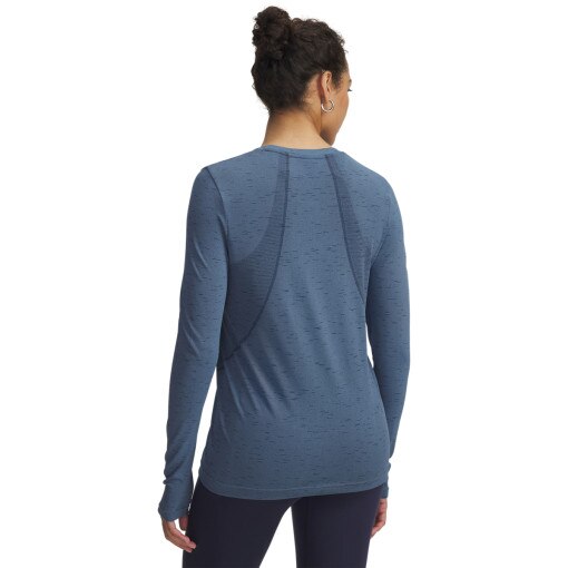 Damski longsleeve treningowy Under Armour Vanish Seamless Loose Ls - niebieski