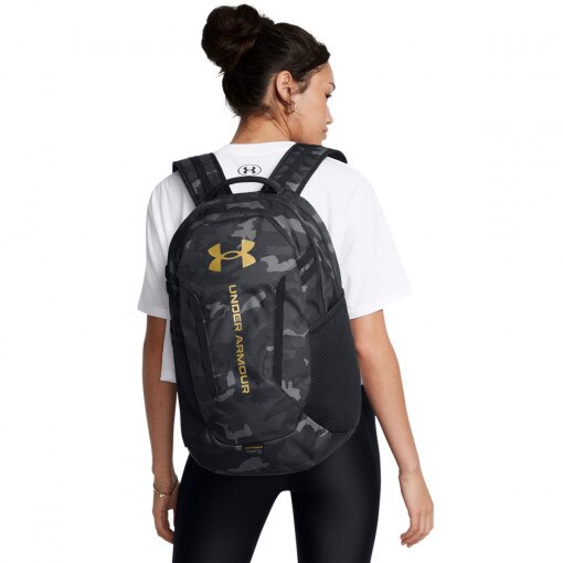 UNDER ARMOUR Plecak treningowy uniseks Under Armour UA Hustle 6.0 Backpack  czarny Czarny