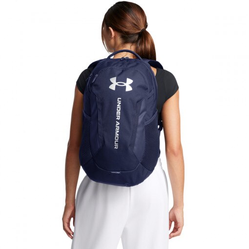 UNDER ARMOUR Plecak treningowy uniseks Under Armour UA Hustle 6.0 Backpack  granatowy Granatowy