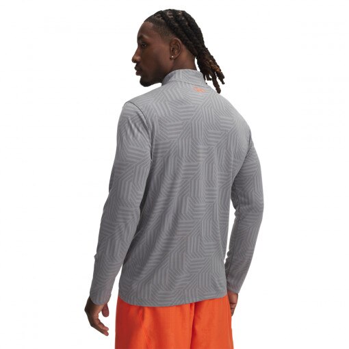 Męski longsleeve treningowy Under Armour UA Tech Vent GTessa 1/2 Zip - szary