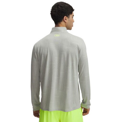 Męski longsleeve treningowy Under Armour UA Tech Vent GTessa 1/2 Zip - zielony