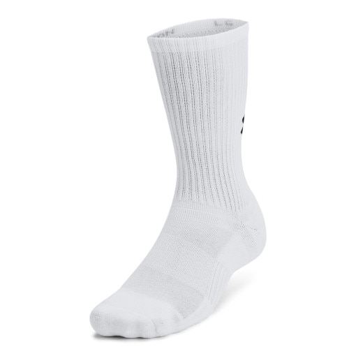 UNDER ARMOUR Skarpetki treningowe uniseks (3pack) Under Armour UA Training Cotton  białe Biały