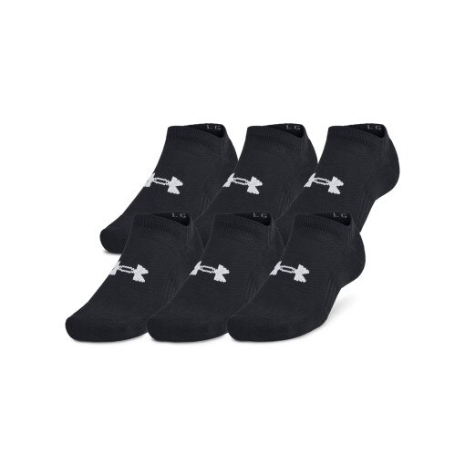 UNDER ARMOUR Skarpetki treningowe uniseks (3pack) Under Armour UA Training Cotton  czarne Czarny
