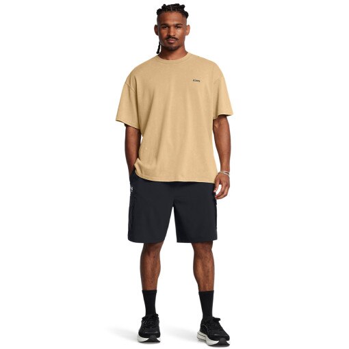UNDER ARMOUR Męskie spodenki cargo Under Armour UA Vibe Woven Cargo Short  czarne Czarny