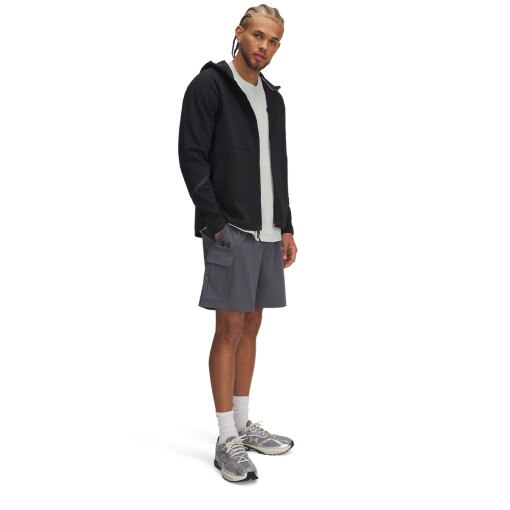 UNDER ARMOUR Męskie spodenki cargo Under Armour UA Vibe Woven Cargo Short  szare Szary