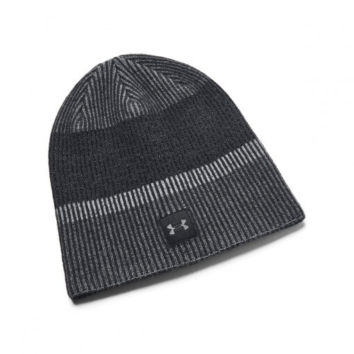 UNDER ARMOUR Czapka do biegania uniseks Under Armour Under Armour Launch Reflective Beanie  szara Szary