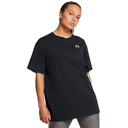 UNDER ARMOUR Damski tshirt basic Under Armour UA BF Oversized Logo  czarny Czarny