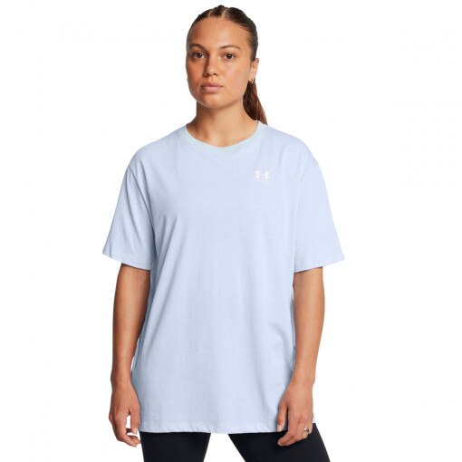 UNDER ARMOUR Damski tshirt basic Under Armour UA BF Oversized Logo  niebieski Niebieski