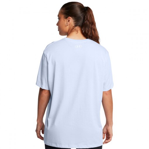 Damski t-shirt basic Under Armour UA BF Oversized Logo - niebieski