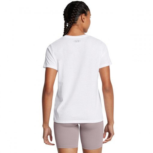Damski t-shirt z nadrukiem Under Armour UA Big Logo Pack Short Sleeve -biały