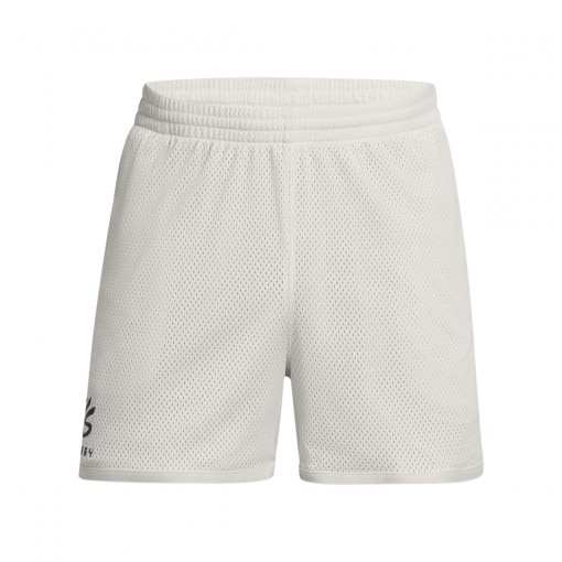 Męskie spodenki do koszykówki Under Armour Curry Splash - białe