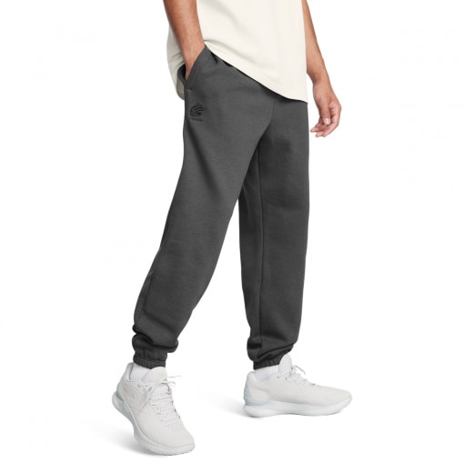 Męskie spodnie dresowe Under Armour UA Curry Jogger Splash - szare