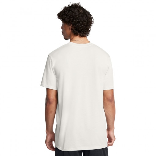 Męska koszulka do koszykówki Under Armour Curry Logo Heavyweight - biała
