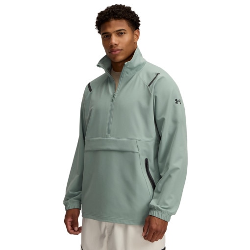 UNDER ARMOUR Męska bluza treningowa Under Armour UA Unstoppable Anorak  zielony Zielony