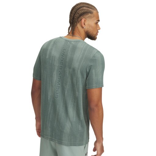 Męska koszulka treningowa Under Armour Vanish Seamless Novelty SS - zielona