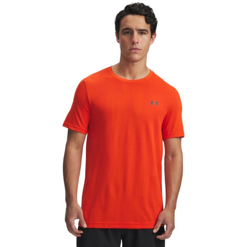 UNDER ARMOUR Męska koszulka treningowa Under Armour Vanish Seamless Novelty SS pomarańczowa Pomarańczowy